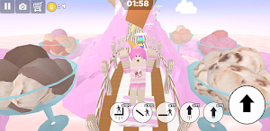 ice cream tower swirl parkour Screenshot 0