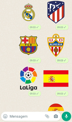 Stickers de Fútbol Español Screenshot 2