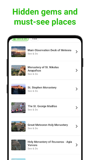 Meteora Tour Guide:SmartGuide Screenshot 2