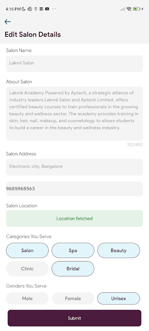 ZUVIO – Partner App Screenshot 2