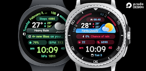 PRADO 96 Weather Watch Face Screenshot 0