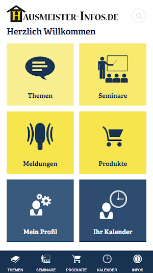 Hausmeister-Infos Screenshot 2