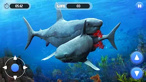 White Shark Attack Mission 3D Screenshot 2