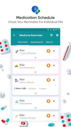 Medicine Reminder App Screenshot 1