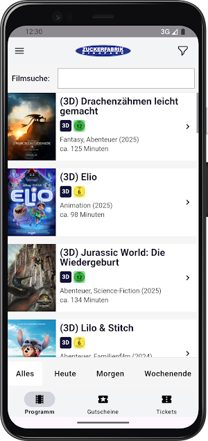 Zuckerfabrik Kinopark Screenshot 2
