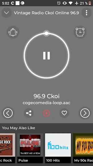 Vintage Radio Ckoi Online 96.9 Screenshot 2