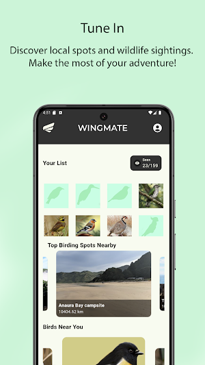 Wingmate Birds New Zealand Screenshot 0