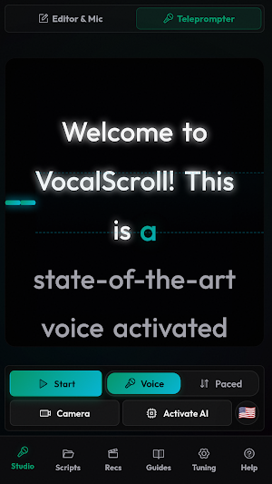 VocalScroll - AI Voice Sync Screenshot 0