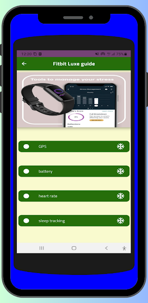 Fitbit Luxe guide Screenshot 1