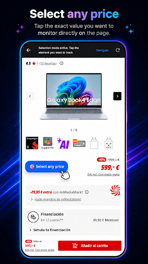 Price Alert Screenshot 2
