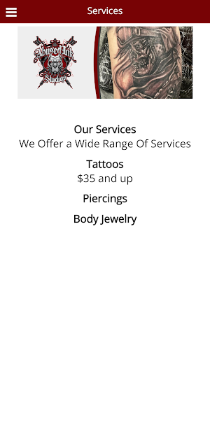 Abused Ink Tattoo Studio Screenshot 2