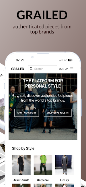 Grailed Online Marketplace Screenshot 2