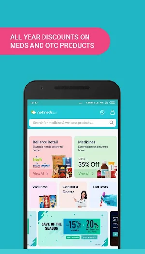 Netmeds - India’s Trusted Online Pharmacy App Screenshot 2