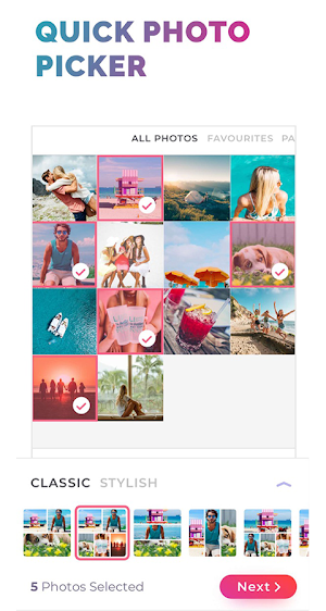 Photo Collage Editor & Filter Screenshot 2