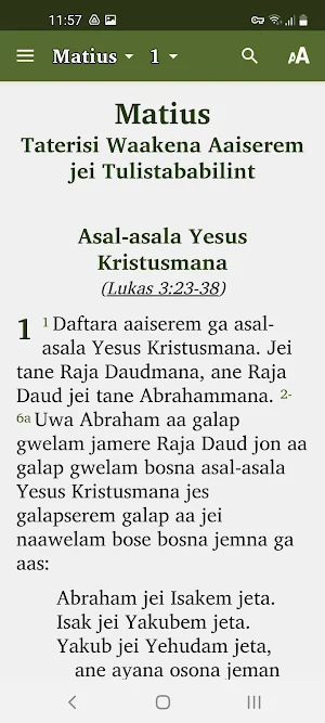 Alkitab Berik Screenshot 1