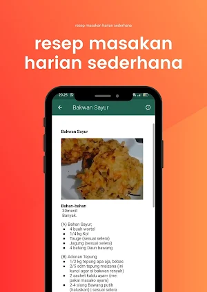 resep masakan harian sederhana Screenshot 1