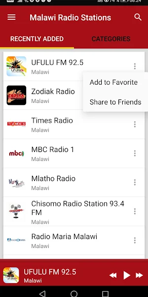 Malawi Radio Stations Screenshot 1