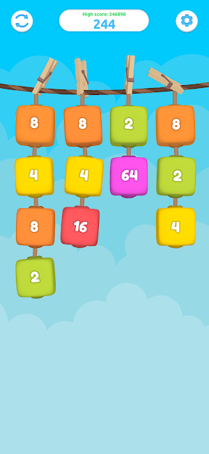 Cube on Knots 2048: Merge Game screenshot 8