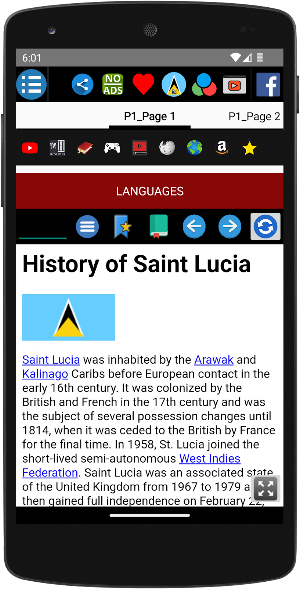 History of Saint Lucia Screenshot 1