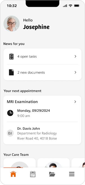 eHealth Patient Portal Screenshot 3