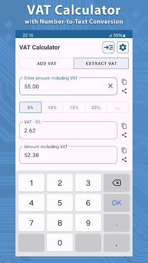 VAT Calculator Screenshot 1