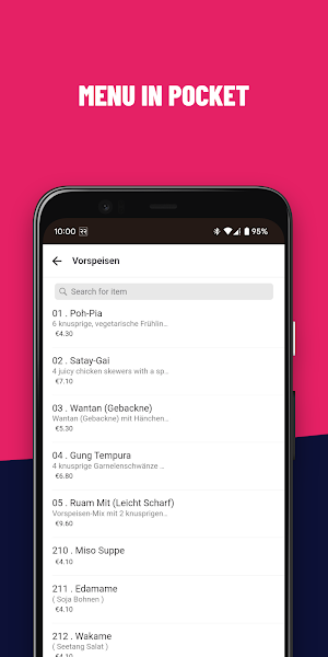 Thai und Sushi Screenshot 2