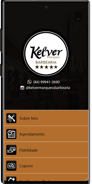 Kelver Marques Barbearia Screenshot 2