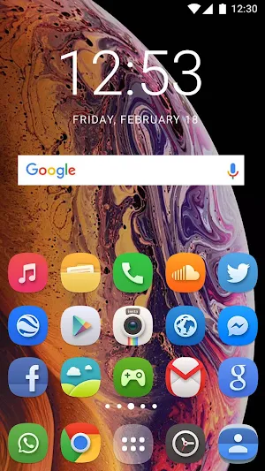 Launcher Theme for Phone Xs - Max - XR Screenshot 1