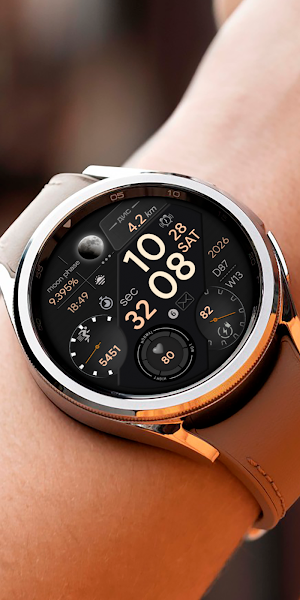 Digital HUFE Watch face Screenshot 2