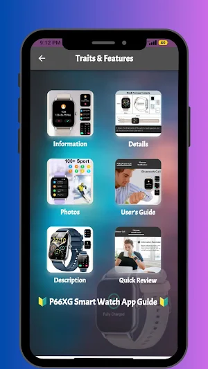 P66XG Smart Watch App Guide Screenshot 3
