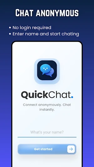 Quick Chat - Anonymous groups Screenshot 0