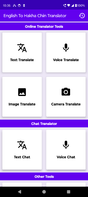 English Hakha Chin Translator Screenshot 0