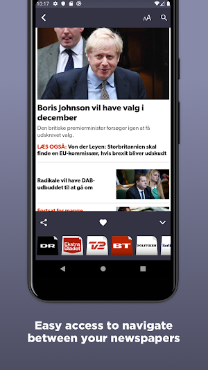 Danish Newspapers Screenshot 2