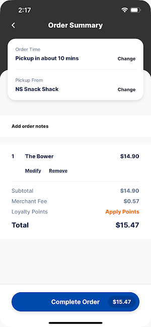 NS Snack Shack Screenshot 2