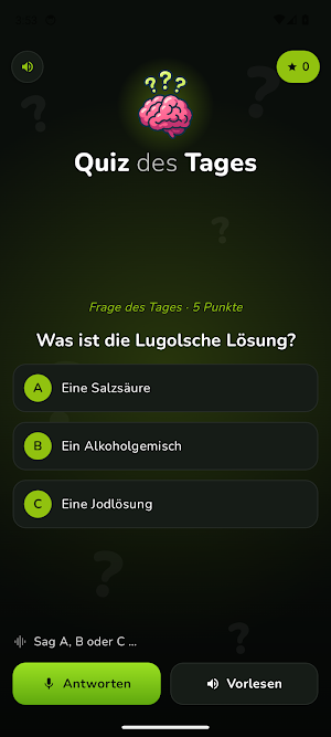 Quiz des Tages Screenshot 1