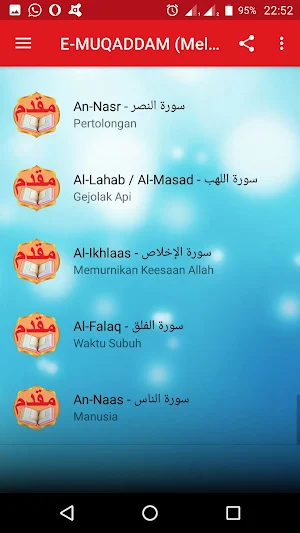 Muqaddam Pintar & Terjemahan (Melayu - English) Screenshot 2