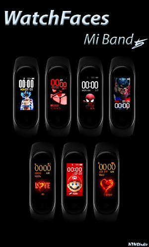 MiBand5 - WatchFace for Xiaomi Mi Band 5 Misfits Screenshot 0