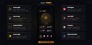 Flashlight – SOS Morse Compass Screenshot 0
