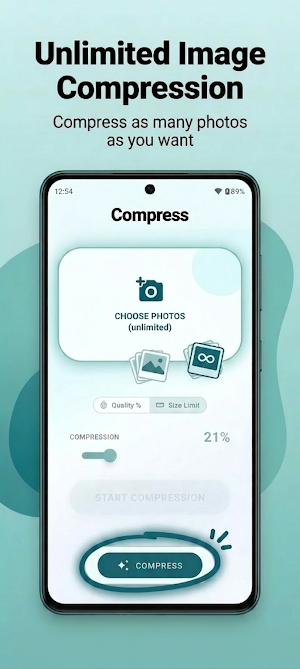 Photo Compressor: Image Resize Screenshot 2