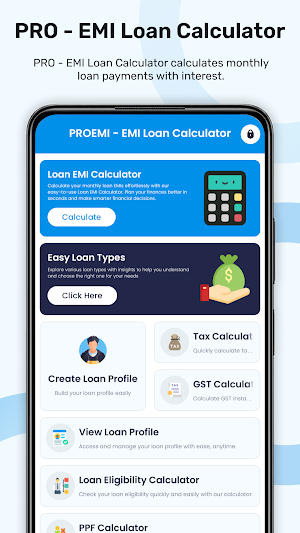 PROEMI - EMI Loan Calculator Screenshot 0
