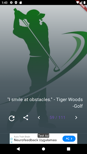 Golf Quotes Screenshot 1