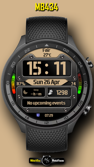 Digital watch MB434 Screenshot 3