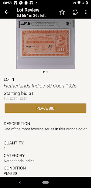Nusantara Auction Screenshot 2