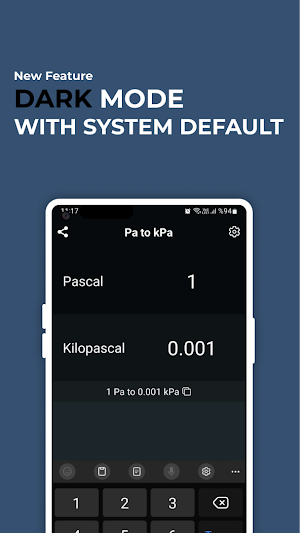 Pascal to KiloPascal Converter Screenshot 3