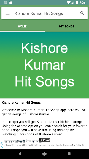 Kishore Kumar Hit Songs Screenshot 1