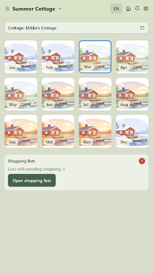 Summer Cottage App Screenshot 0