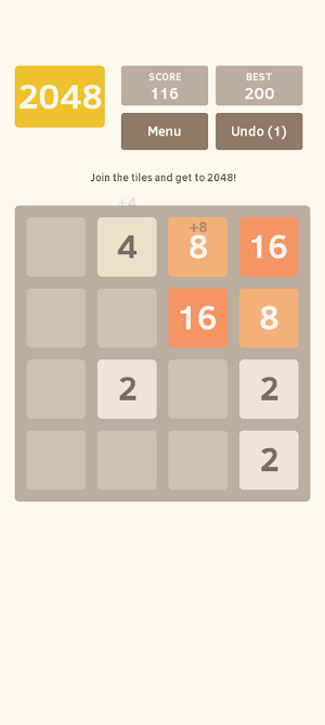 2048 Screenshot 2