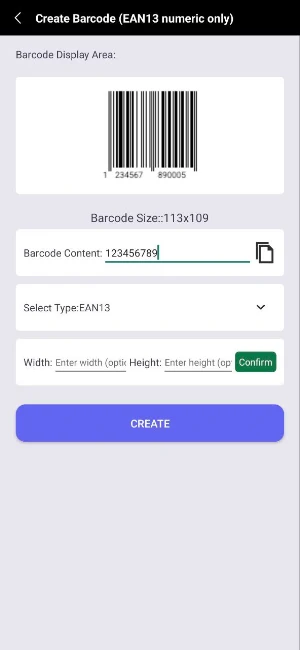 Barcode Scanner & Generator Screenshot 2