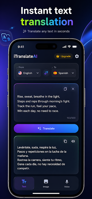 Speak, Translate: iTranslateAI Screenshot 0