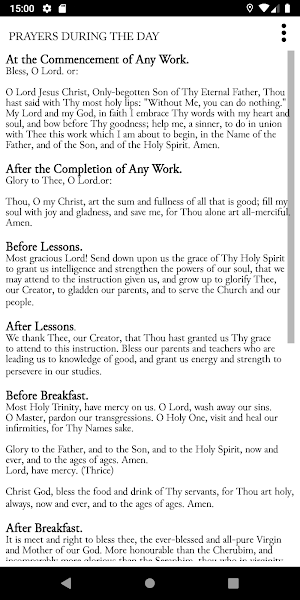 Orthodox Daily Prayer Screenshot 2